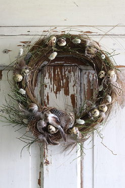 wianek wielkanocny Simple Spring, śr.40cm