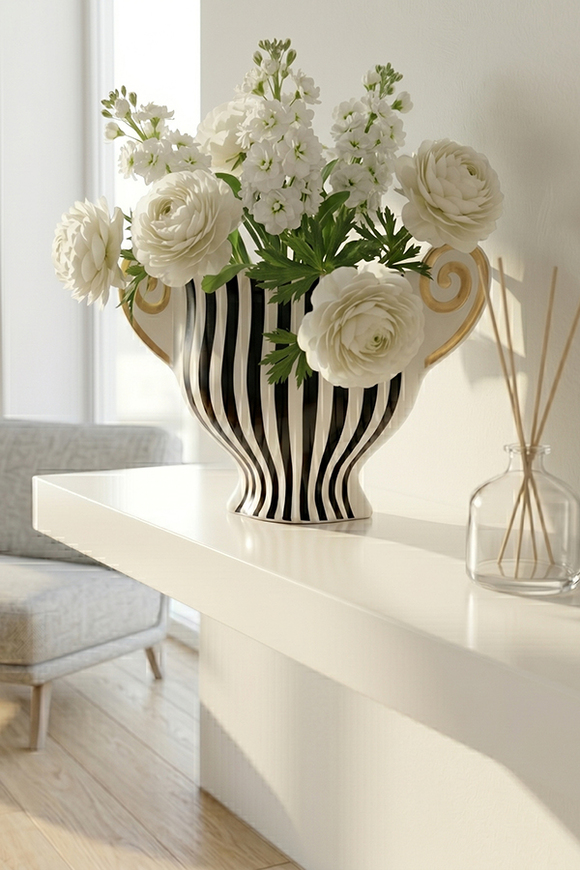 Roma Noir Glamour, ceramiczny wazon