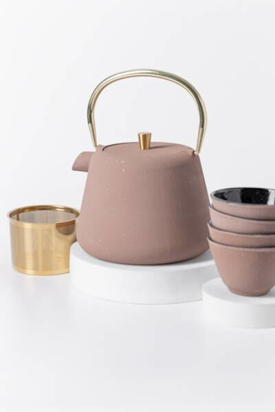 Osaka, żeliwny zestaw do herbaty na 4 osoby	