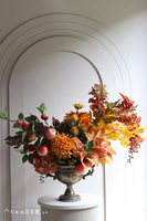 Pani Jesień, kompozycja kwiatowa w pucharze