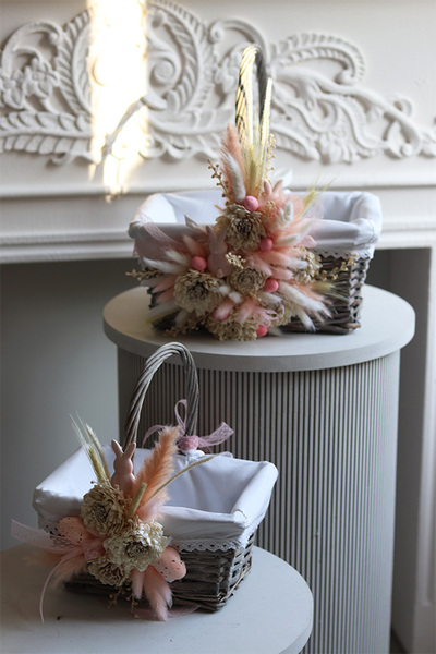 Pudrova Wielkanoc Big, dekorowany koszyczek wielkanocny