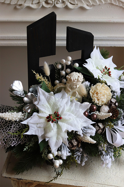 Zimowa Cisza 2, świąteczna kompozycja nagrobna