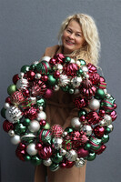 wianek bożonarodzeniowy Bombki Maxi Classic