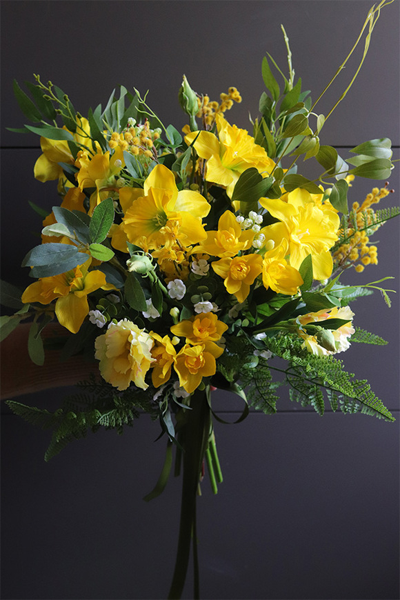 bukiet do wazonu Słoneczna Wiosna, sztuczne kwiaty