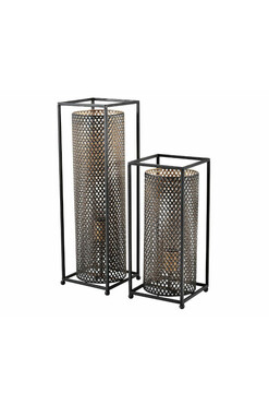 Nero Tuba A, lampa stołowa elektryczna, wys.53cm