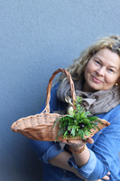 Kedrea, dekorowany koszyczek wielkanocny