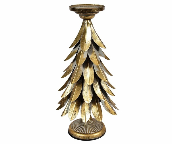 Barok Old, bożonarodzeniowy świecznik choinka A, wys.41.5cm