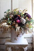 bardzo duży flowerbox świąteczny, Deluxe Valentino, wys. 63cm 