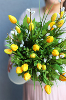 Żółte Tulipany, wiosenna kompozycja kwiatowa