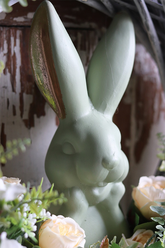 Greeneria, wielkanocny wianek z zajączkiem, śr.45cm 