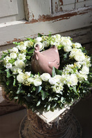 Feritea, wianek wielkanocny z kurą, śr.40cm