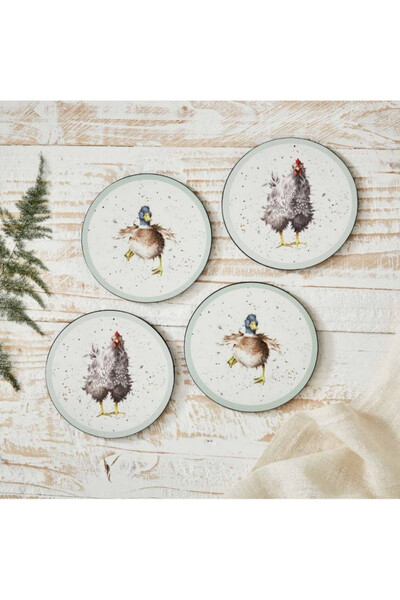 Wrendale, podkładki korkowe, okrągłe małe