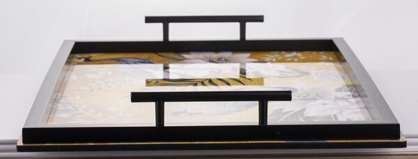 Orientana A, taca z motywem ptaków, wym.5.5x49x36cm