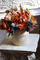 Dynia Glitter Velvet, jesienny flowerbox dekoracyjny