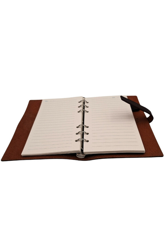 Vintage, elegancki notes skórzany