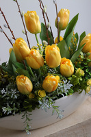 Amira, klasyczny stroik wielkanocny, wym.45x40x22cm