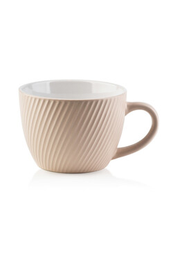 Swirl Sense, kubek ceramiczny, beżowy, poj.480ml