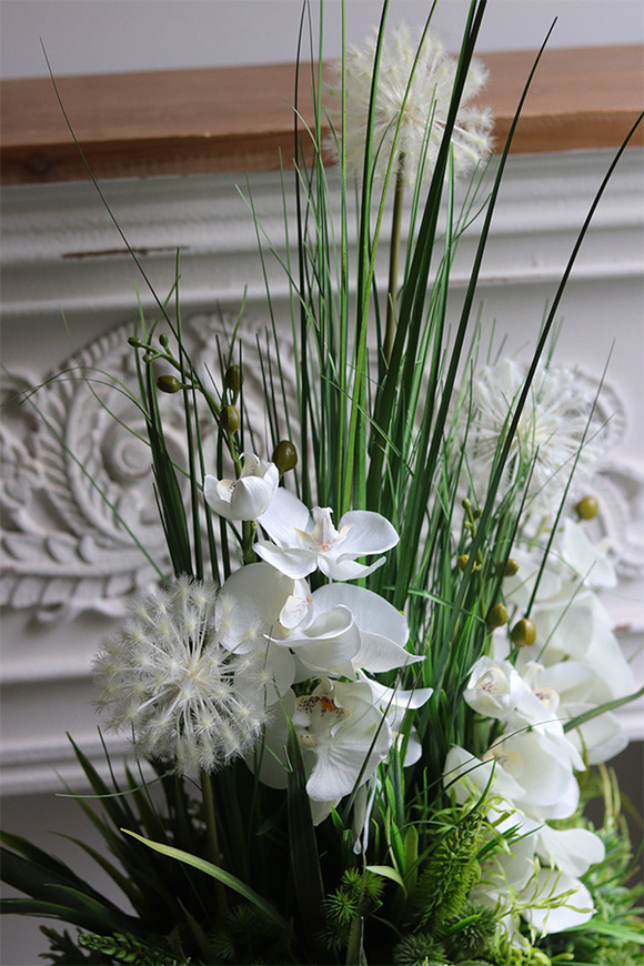 Grenoa Glamour 3, kompozycja z trawą i storczykiem