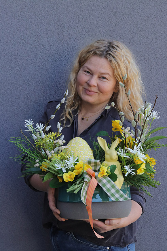 Wiosenne Powitanie, stroik wielkanocny na stół