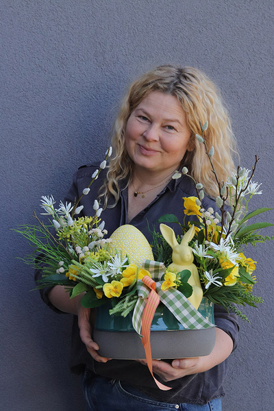 Wiosenne Powitanie, stroik wielkanocny na stół