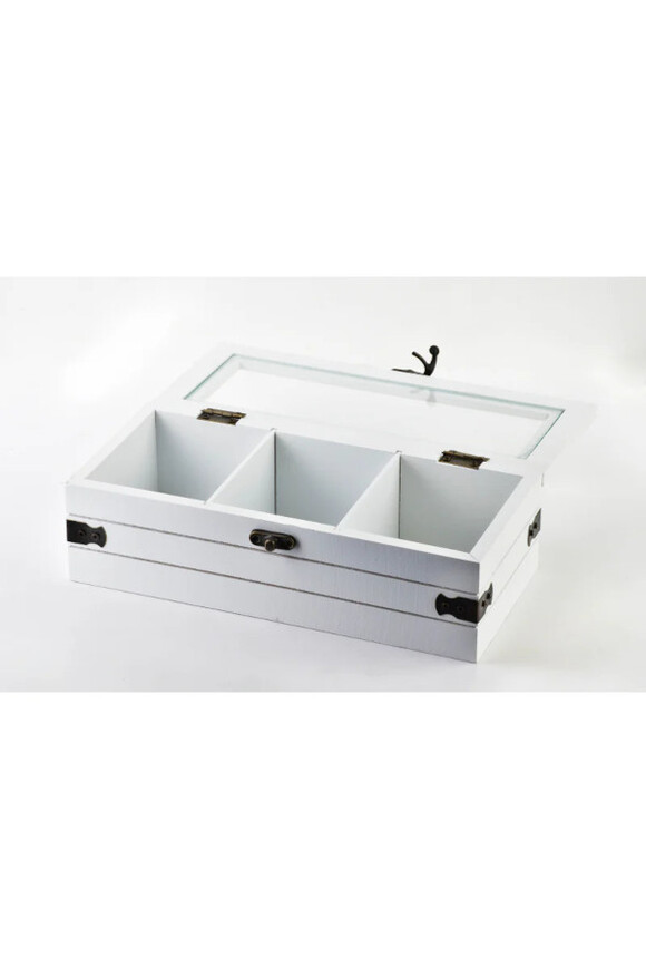 pudełko na herbatę z przegródkami