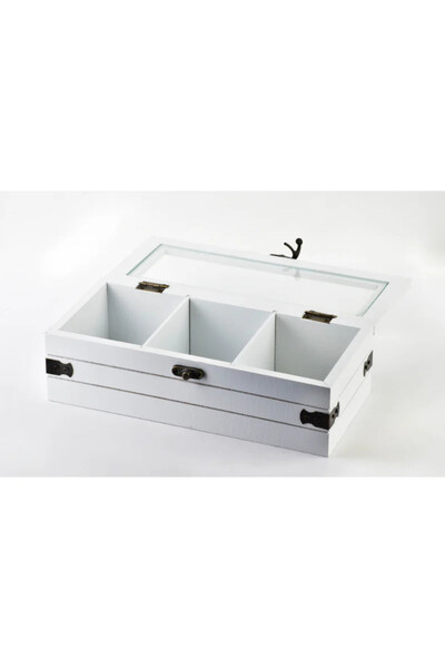 pudełko na herbatę z przegródkami