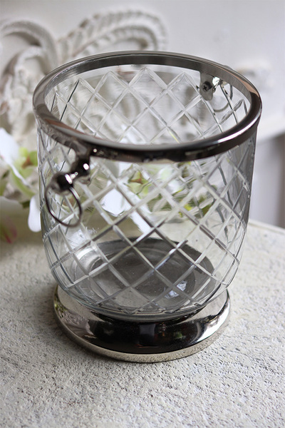 cooler / wiaderko na lód, Lux Villa Silver Glamour