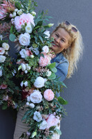 girlanda z wysokiej jakości sztucznych kwiatów, Andria