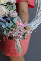 asymetryczny wianek ozdobny, Hillona