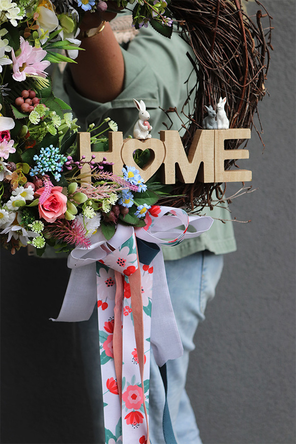 Gardenia Home, dekoracyjny wianek na drzwi wejściowe