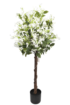 Wiciokrzew Biały, sztuczna roślina drzewo w donicy, wys.120cm