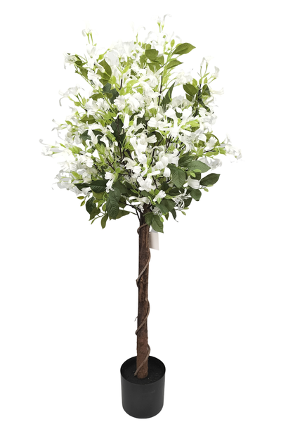 Wiciokrzew Biały, sztuczna roślina drzewo w donicy