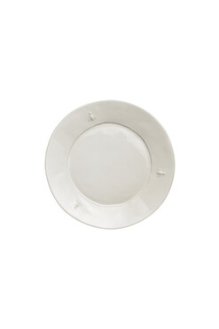 Pszczoła La Rochere, ceramiczny talerz obiadowy, kremowy, śr.27.4cm