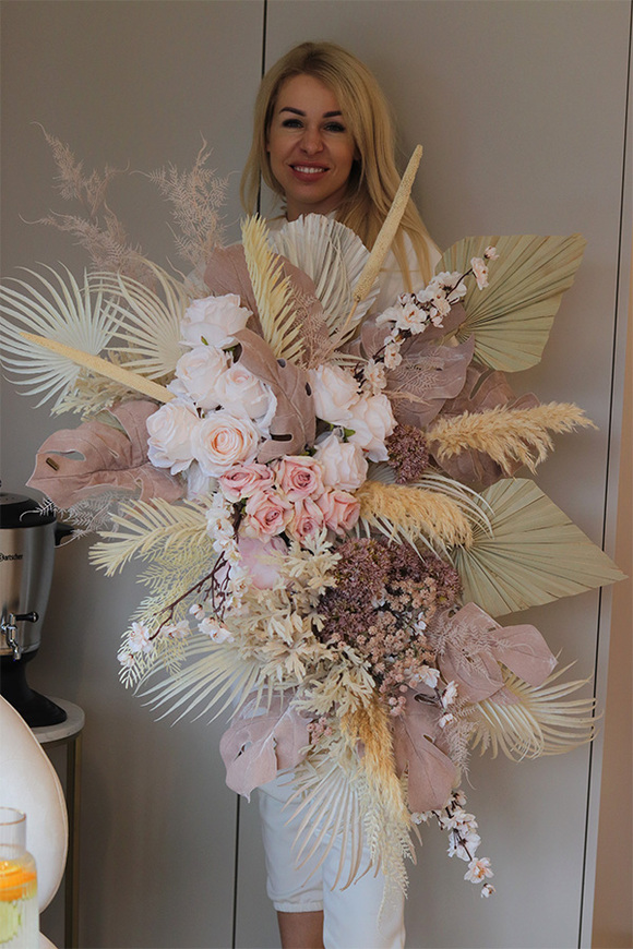 Secret of Flowers, komplet dekoracji na przyjęcie