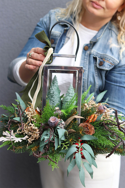 Angelo Garden winter Forest, komplet dekoracji nagrobnych