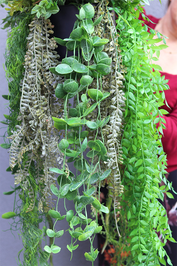 Green Moni Big, zielona kompozycja wisząca