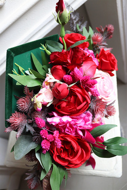 koperta flowerbox Nellana, wym.29.5x30cm  