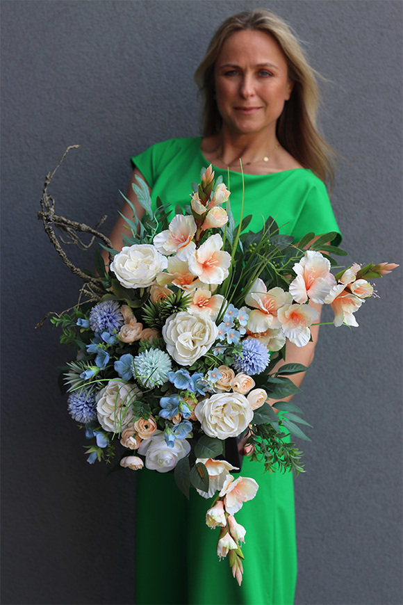 Lumena, kompozycja nagrobna w donicy