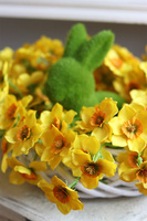 Żółta Energia, wielkanocny stroik z zajączkiem