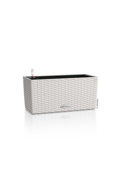 Balconera Cottage, plastikowa donica z nawadnianiem, jasny szary, dł.40cm