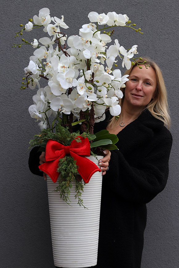 Winter Decoratoria, zawieszka świąteczna dekoracja na donicę