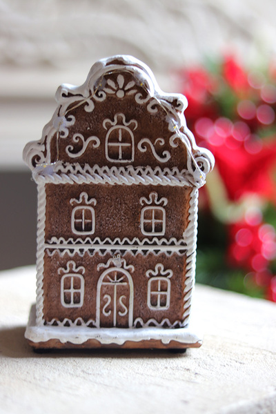 Gingerbread Xmas B, świąteczny domek z piernika LED