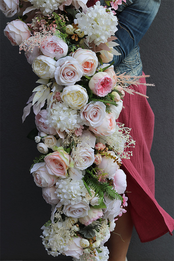 Wedding Time, dekoracyjna girlanda kwiatowa na metry