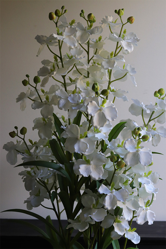 Ambasador New, duży sztuczny storczyk XXL w doniczce