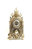 Impero, mosiężny zegar gabinetowy