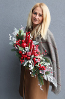 stroik świąteczny na stół, Merry Christmas