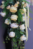 Rosalinda Roses, Rosalinda Roses Set, bukiet nagrobny do położenia, kremowy