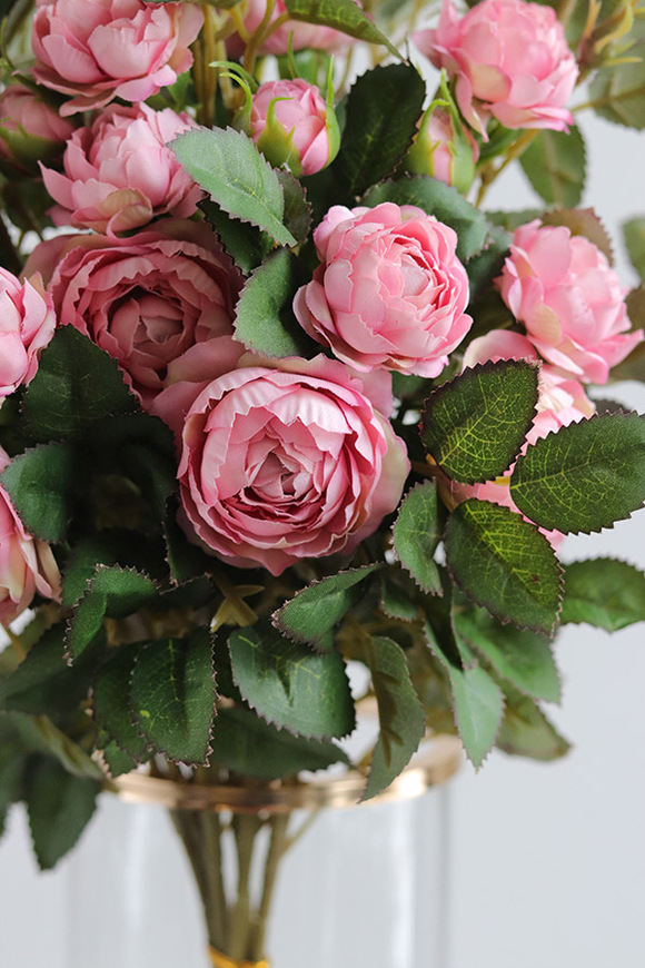 Rosalie, gałązka sztucznej róży, mauve róż