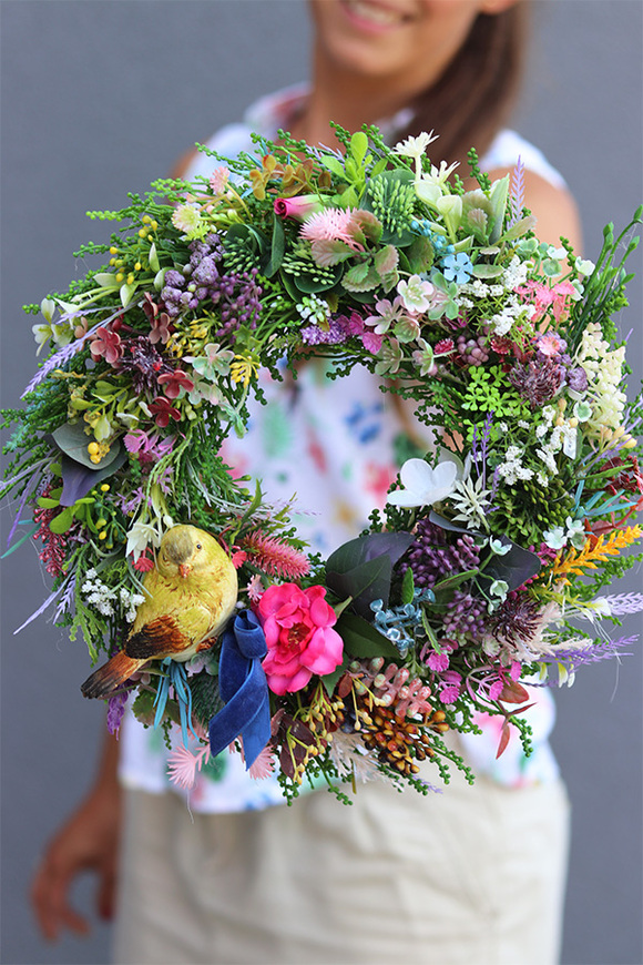 Kolorato, wianek z ptaszkiem