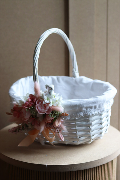 Morelita Dulina, dekorowany koszyczek wielkanocny